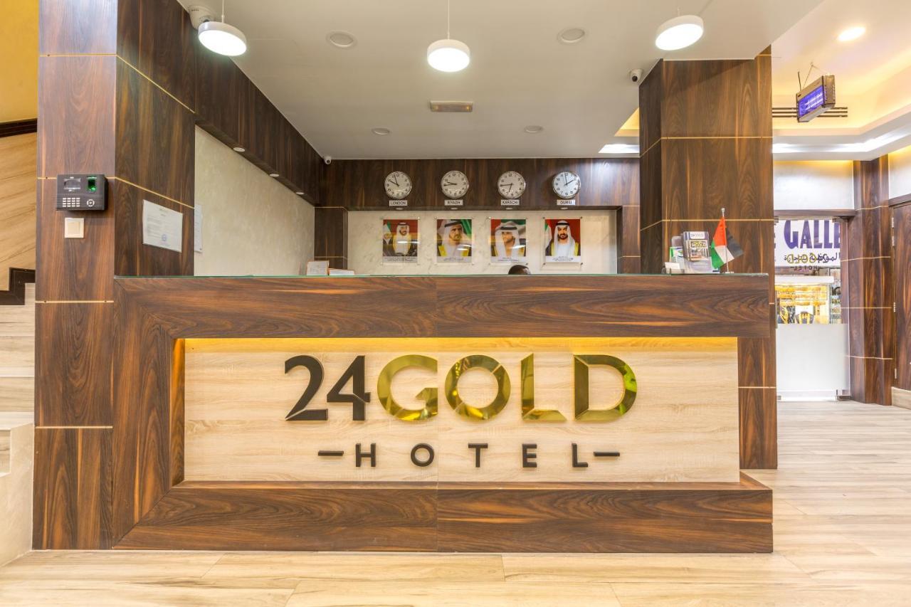 24 Gold Hotel Dubai Exterior foto